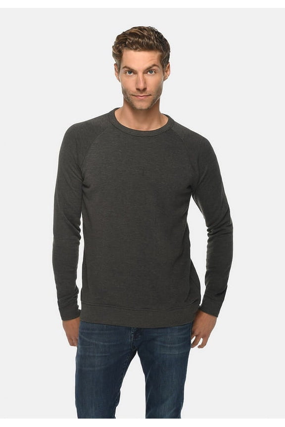 LS13004 Unisex French Terry Crewneck Sweatshirt