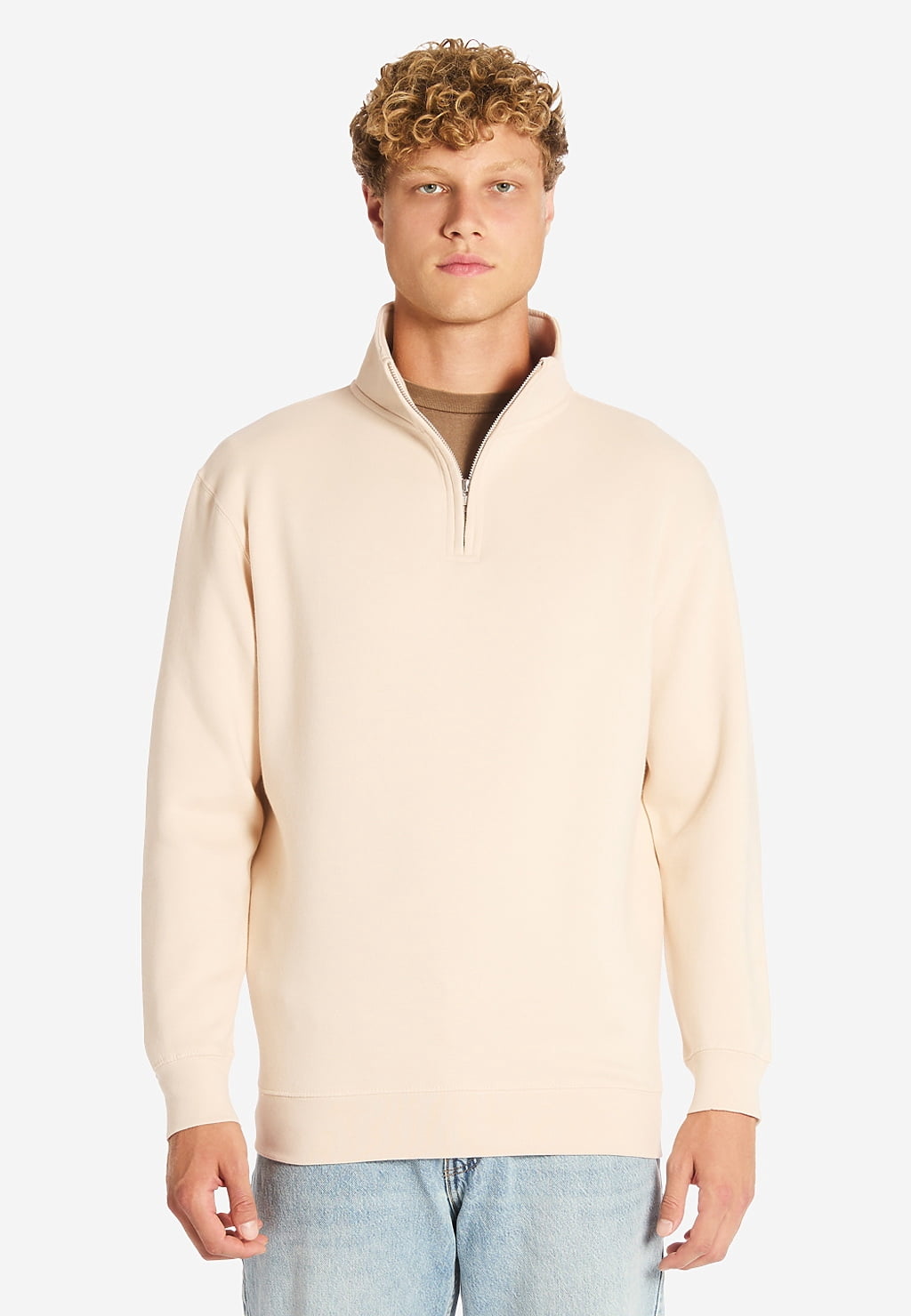 40 Sandshell Lane Seven LS14014 Premium Quarter Zip-Sandshell-3XL - Walmart.com