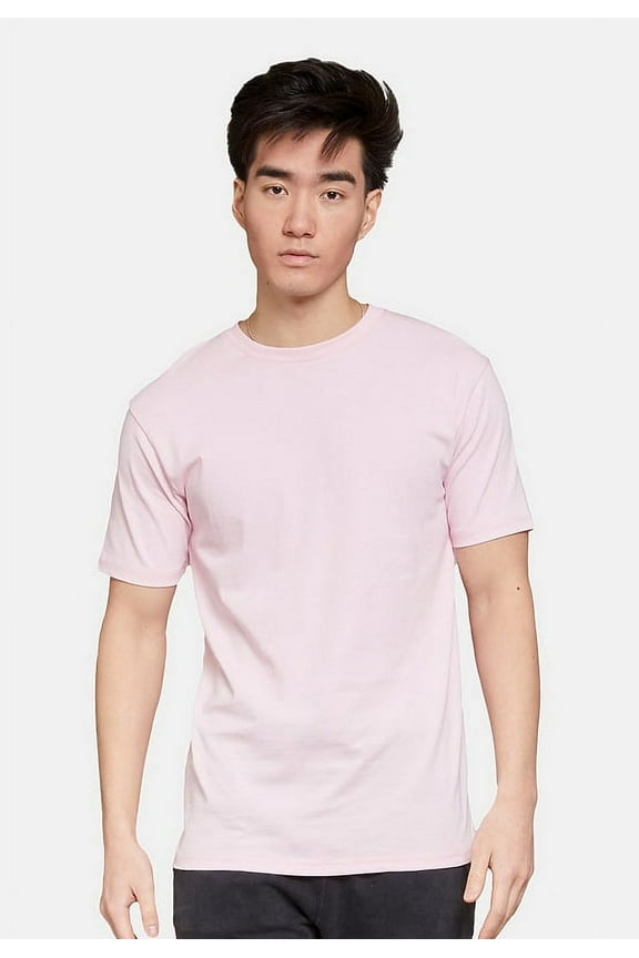 LS15001 Unisex Heavyweight T-Shirt-Bubblegum Pink-M