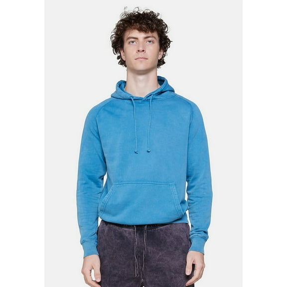 Lane Seven LST004 Unisex Vintage Raglan Hooded Sweatshirt-VINTAGE LAKE-2XL