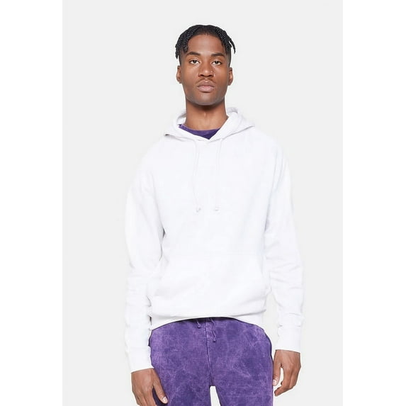 Lane Seven LST004 Unisex Vintage Raglan Hooded Sweatshirt-Vintage White-M