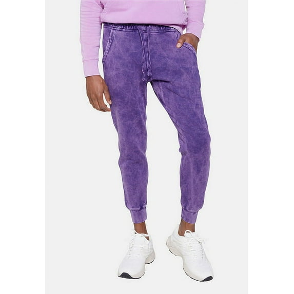 Lane Seven LST009 Unisex Vintage Jogger Pant-VINTAGE CLOUD PURPLE-L