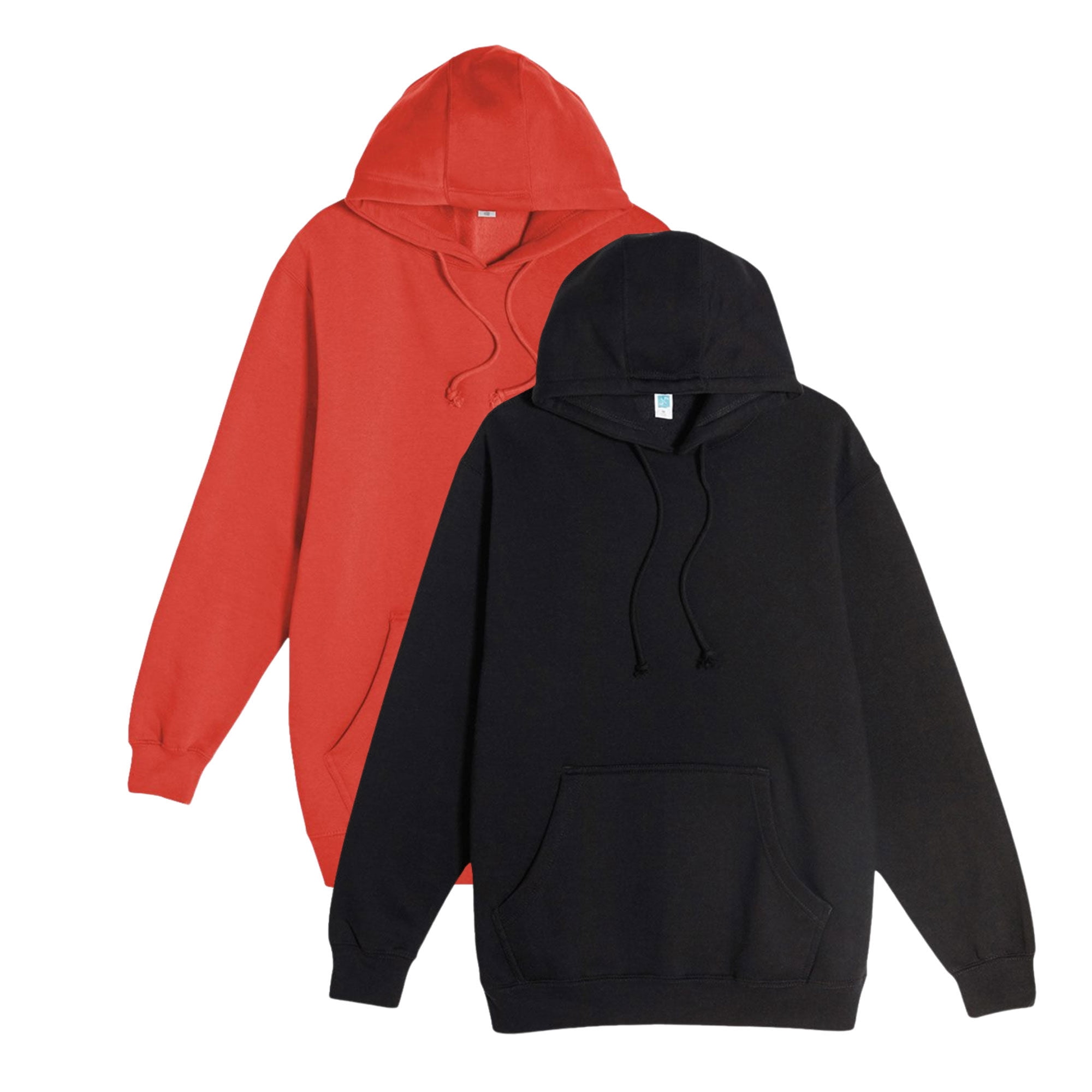 Lane Seven Mens Pullover Hooded Sweatshirt, Heavyweight 70/30 