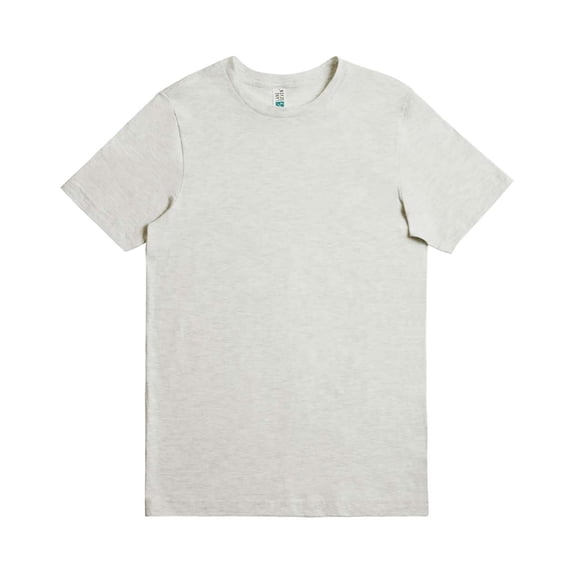 Lane Seven - Unisex Deluxe CVC T-Shirt - OATMEAL HEATHER - S