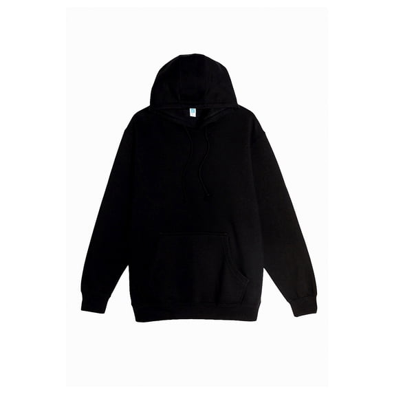 Lane Seven Unisex Heavyweight Pullover Hooded Sweatshirt 2XL Black