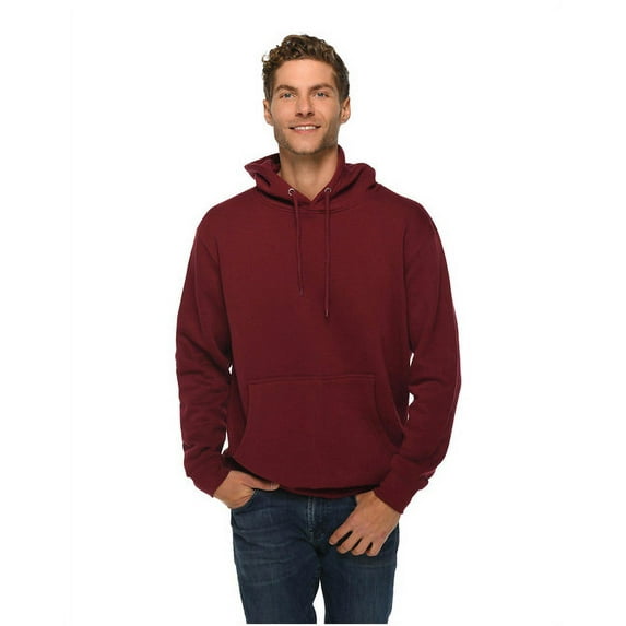 Lane Seven Unisex Premium Pullover Hooded Sweatshirt XL Burgundy
