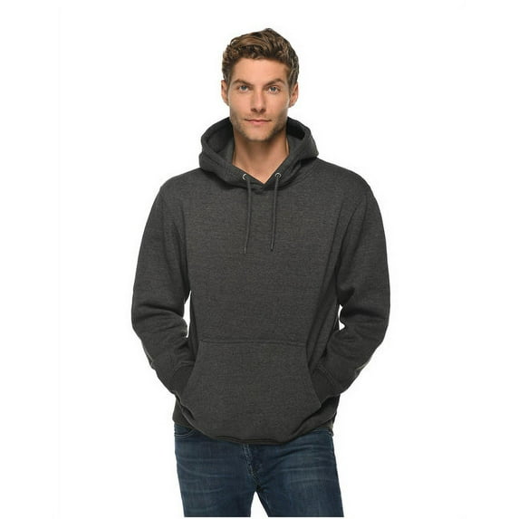 Lane Seven Unisex Premium Pullover Hooded Sweatshirt XL Charcoal Heather