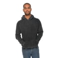 thumbnail image 1 of Lane Seven Unisex Vintage Raglan Hooded Sweatshirt 3XL Black, 1 of 3