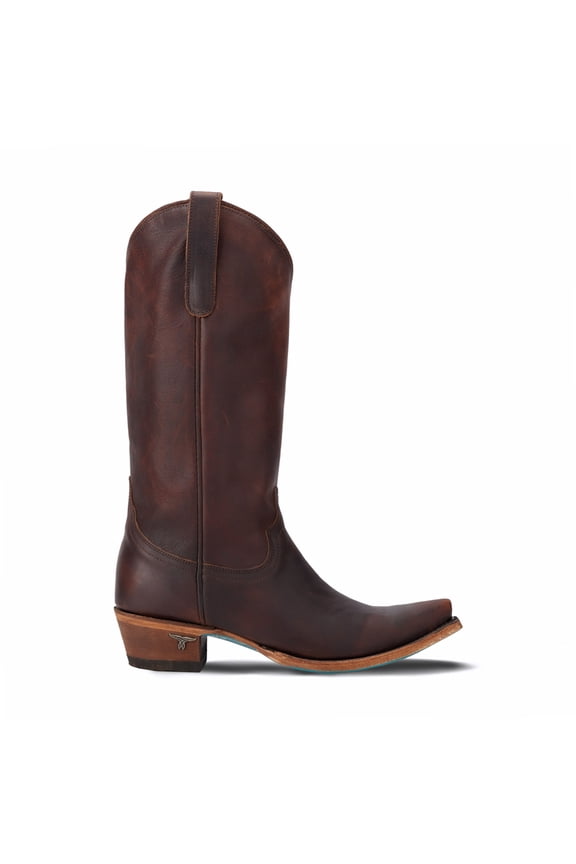 Lane Women's Emma Jane Western Boot Snip Toe Cognac 8 M US