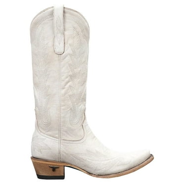 Lane Womens Lexington Embroidered Snip Toe Cowboy  Mid Calf Boots