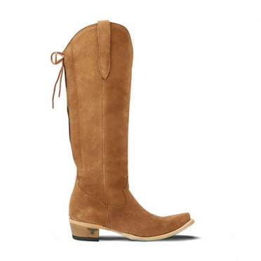 Lane Womens Olivia Jane Corset Snip Toe Zippered Cowboy  Tall Boots