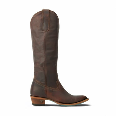 Lane Womens Plain Jane Round Toe Zippered Cowboy  Tall Boots