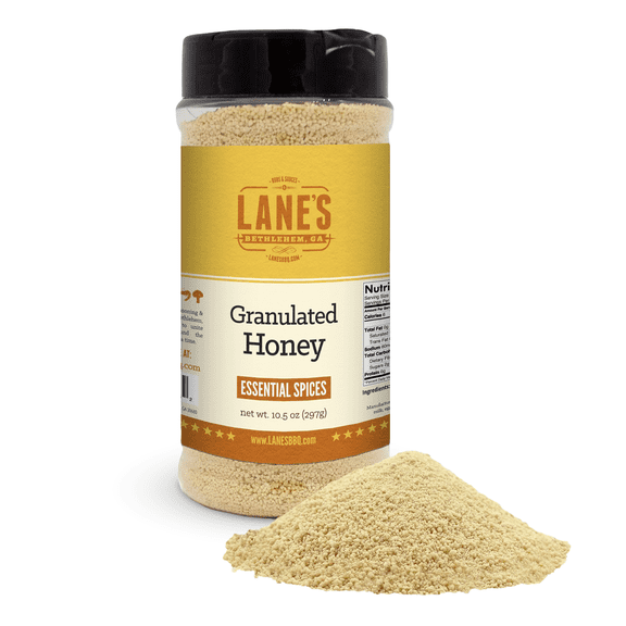 Lane's Granulated Honey - Prefect for Grilling & Cooking - 10.5oz