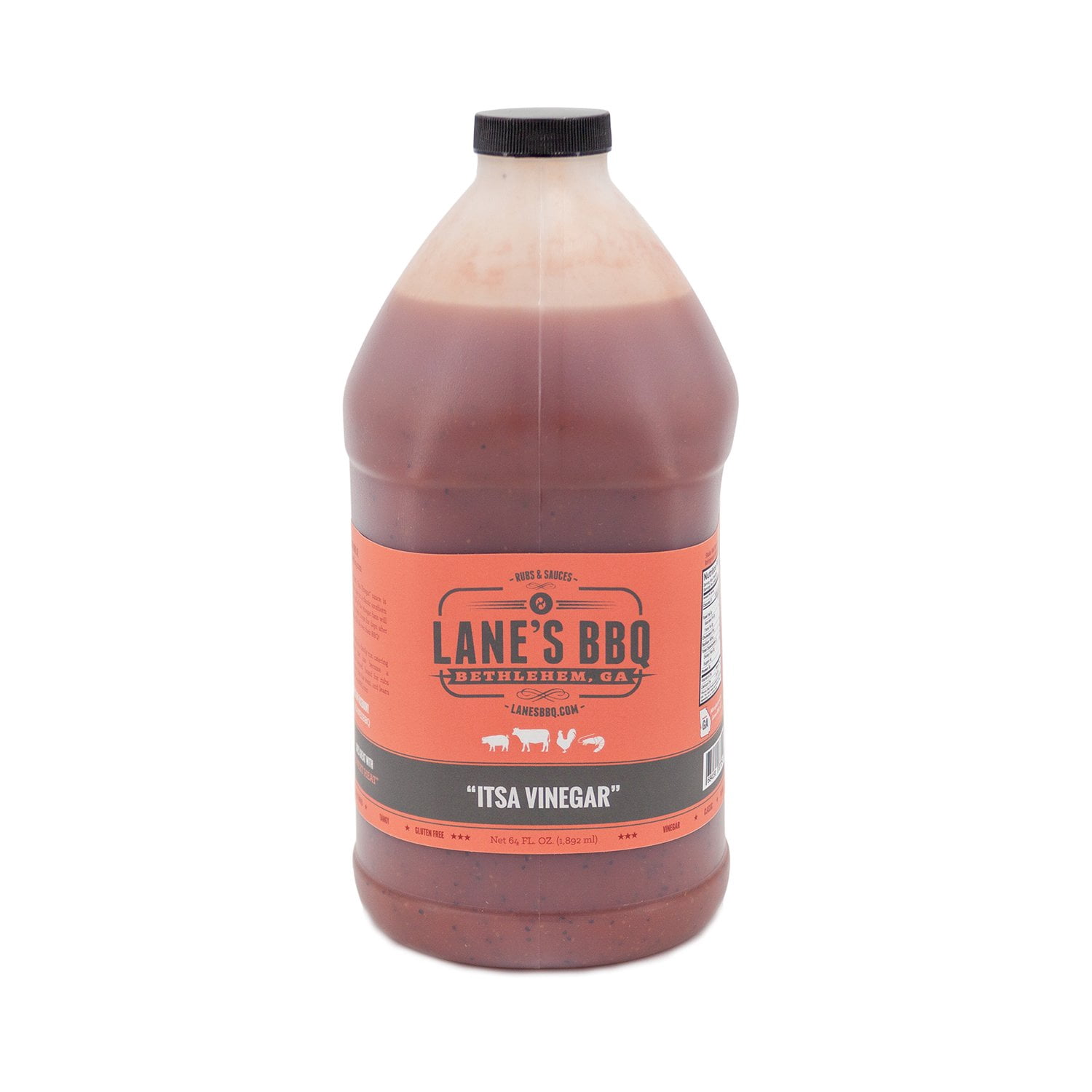 Lane's Itsa Vinegar Sauce - 64oz Half-Gallon
