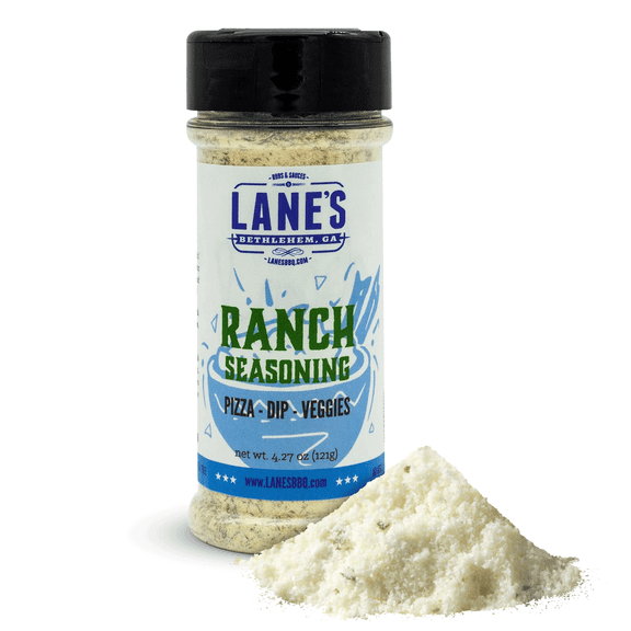 Lane's Ranch Seasoning Powder - Premium All Natural Ranch Powder for Dips, Wings, Fries, Dressing & Pizza - 4.27oz