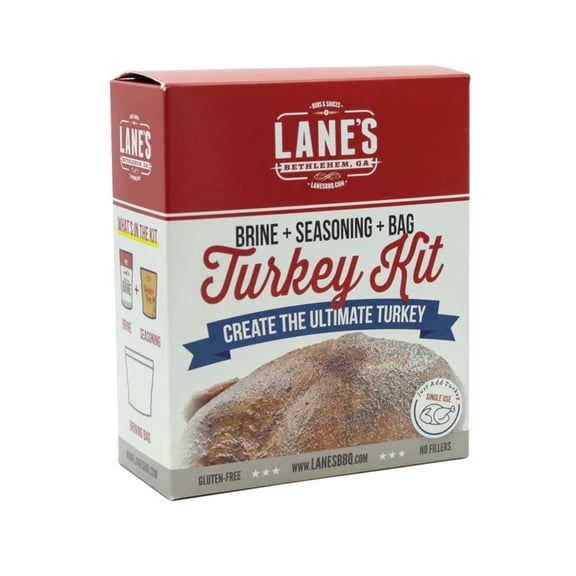 Lanes Turkey Brine Kit Juicy Flavorful All-Natural Gluten-Free 1 Use