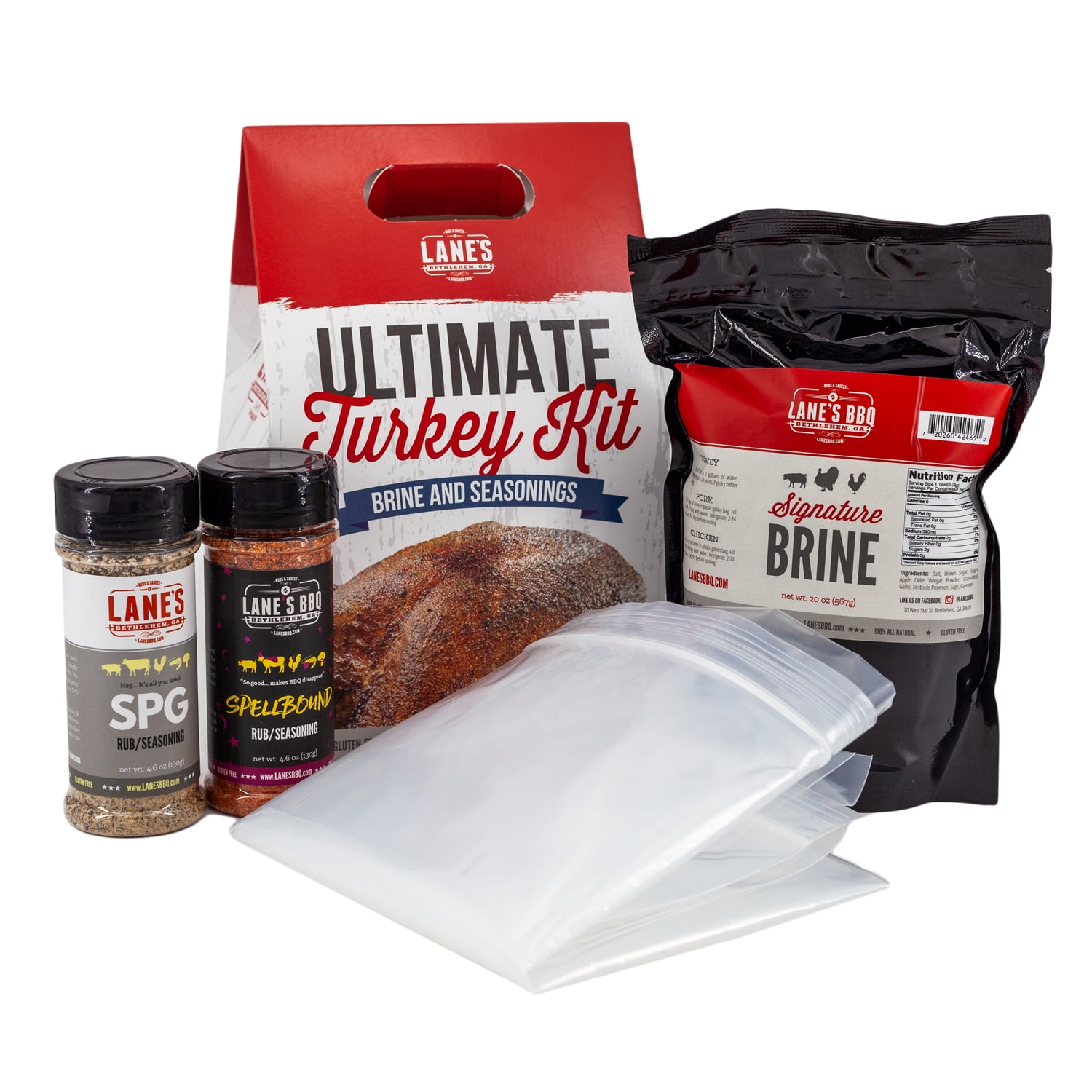 Lane's Ultimate Turkey Brine Kit with Brine Bag included
