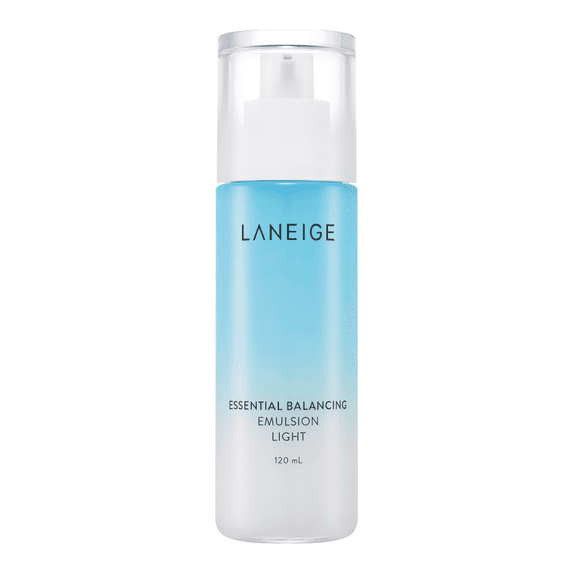 LANEIGE Essential Balancing Emulsion (Light) 120ml/ 4 Fl.oz (2020 Renewed Edition) Balancing Oil and Moisture of Oily Skin