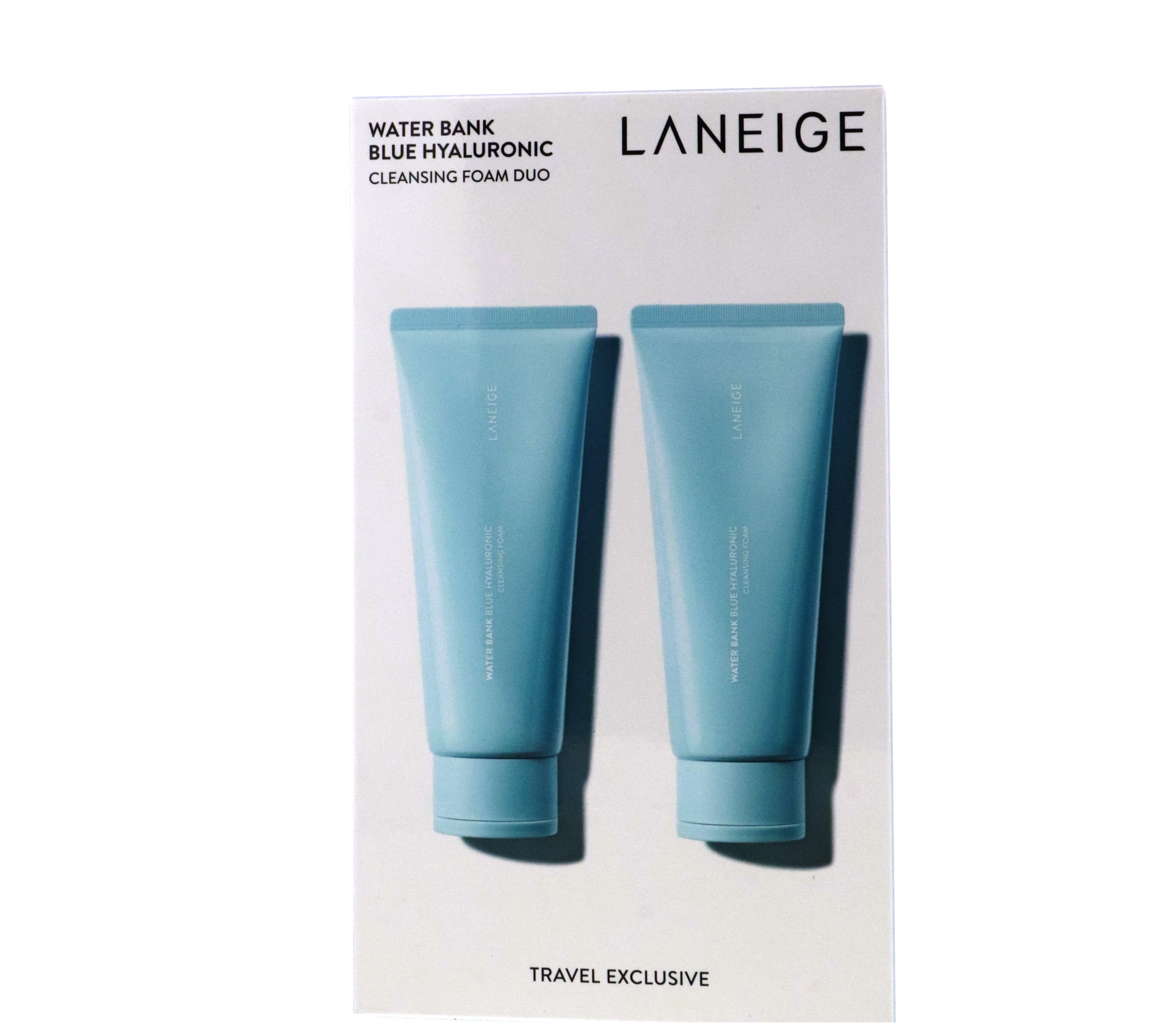 Laneige Water Bank Blue Hyaluronic Cleansing Foam Duo, 2 x 5 oz