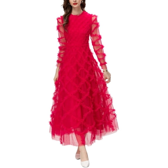 Lanelle Womens Maxi Dress, 14,Polyester