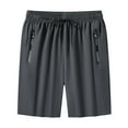 thumbnail image 1 of Lanenow Iced Active Shorts for Women - Icedactive Ice Silk Quick Dry Stretch Shorts, Cooling Comfort Gray L, 1 of 8