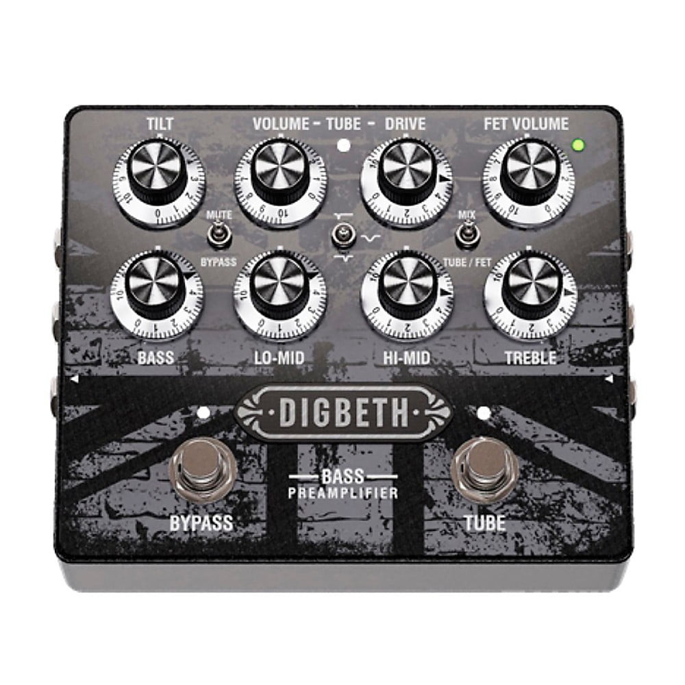 Laney Digbeth Series Bass Pre-Amp Effects Pedal Black