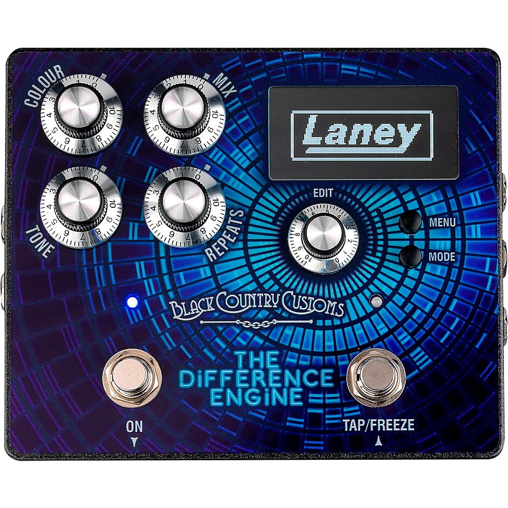 Laney The Difference Engine Tri-Mode Delay Effects Pedal - BCC-TDE