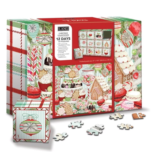 Lang Brands, Holiday Treats Calendar 500 Piece Puzzle
