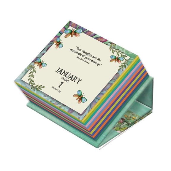 Lang Brands, Live Love Dream 2027 Mini Desk Calendar by Lisa Kaus