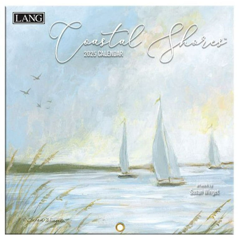 Lang Coastal Shores 2025 Wall Calendar