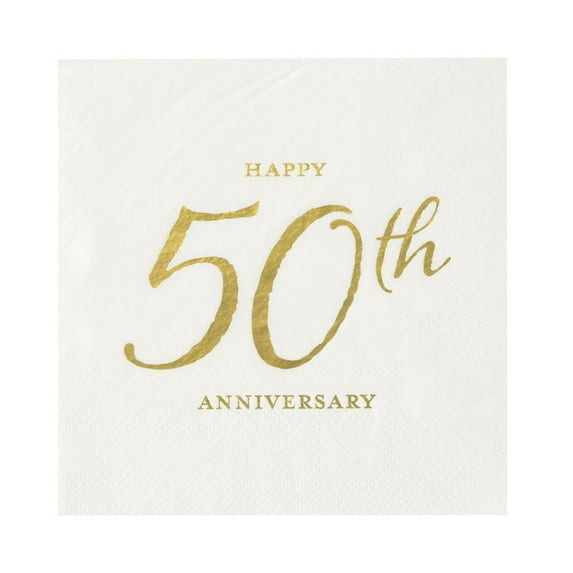 Lang Brands, LLC, 50th Anniversary Beverage Napkins
