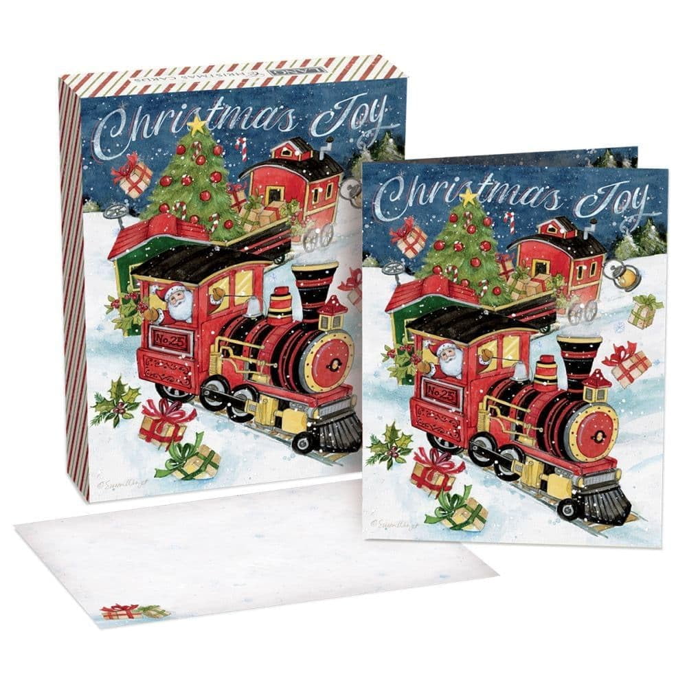 Lang Companies, All Aboard Boxed Christmas Cards