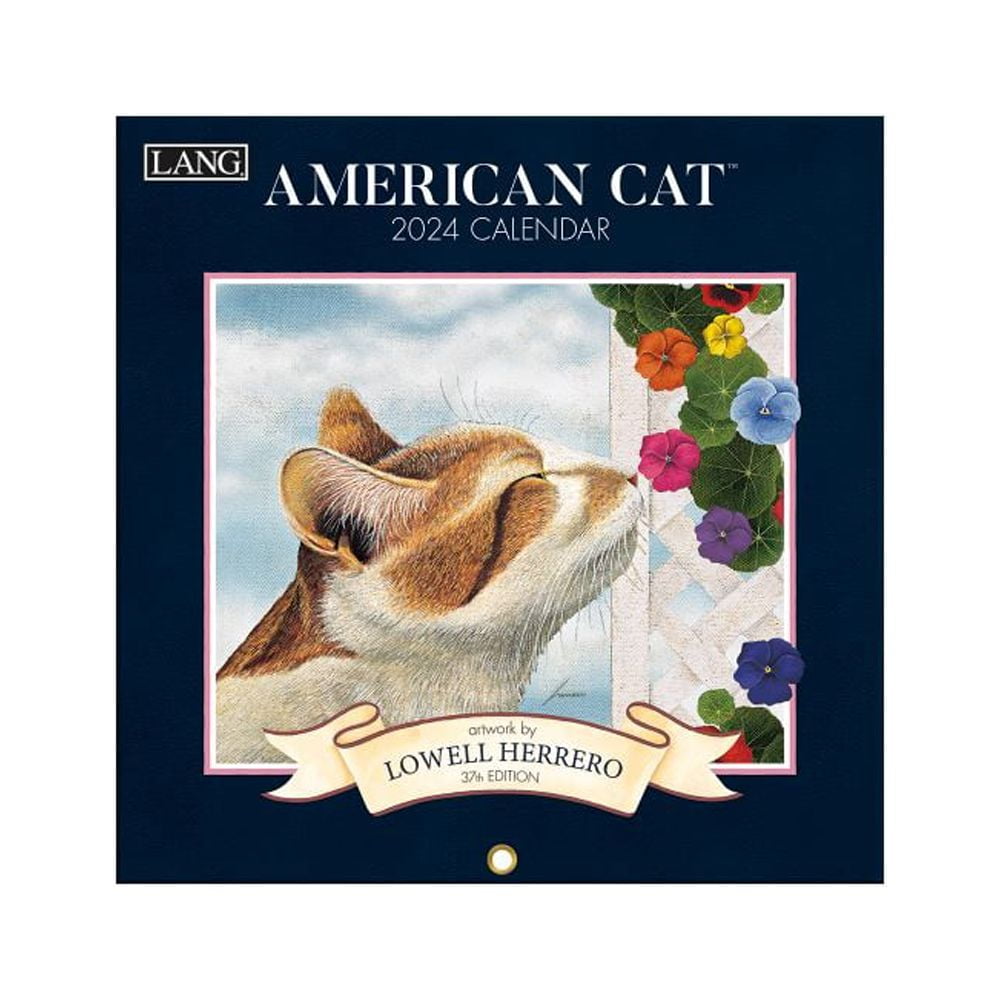 Lang Companies, American Cat 2024 Mini Wall Calendar