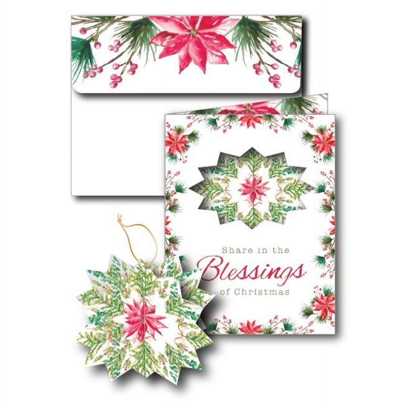 Lang Companies, Blessings Die-Cut 3D Ornament Christmas Cards (8 pack) by Lori Siebert