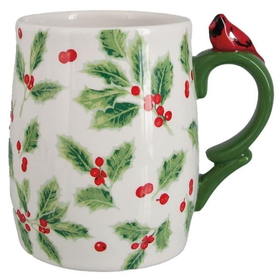 Lang Companies, Cardinal Birdhouse A Decorative Mug