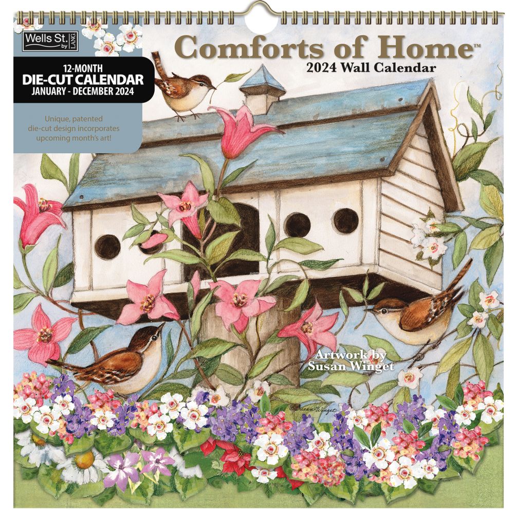 Lang Companies, Comforts Of Home Spiral 2024 Wall Calendar