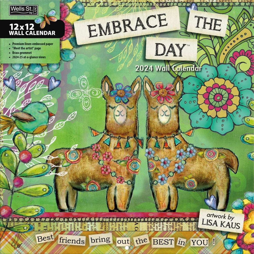 Lang Companies, Embrace The Day 2024 Wall Calendar