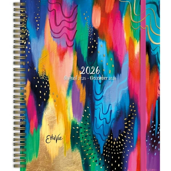 Lang Companies, EttaVee Deluxe 2026 Planner, 9.25'' X 11'', 17-Month Calendar with Stapled Binding
