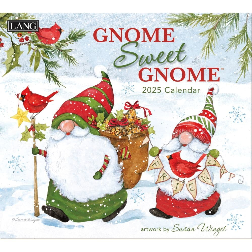 Lang Companies, Gnome Sweet Gnome Special Edition 2025 Wall Calendar