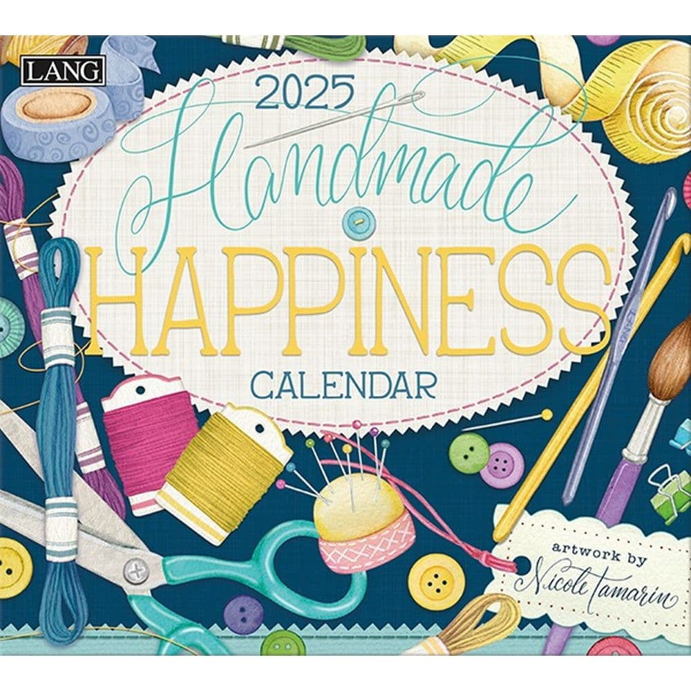 lang-companies-handmade-happiness-by-nicole-tamarin-2025-wall-calendar-walmart-com
