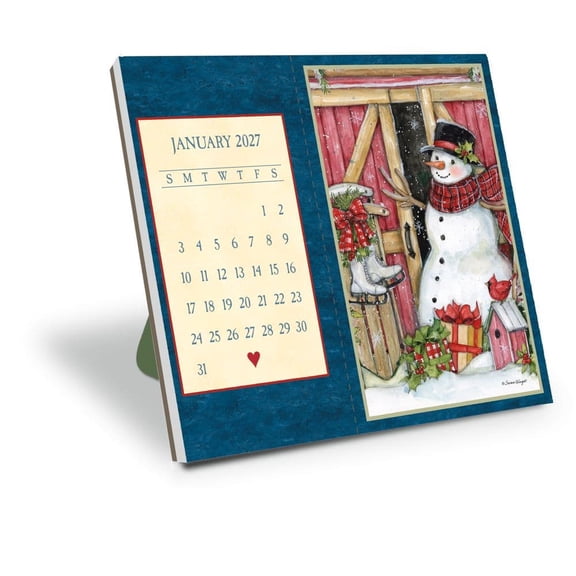Lang Brands, Heart and Home Postcard 2027 Desk Calendar by Susan Winget