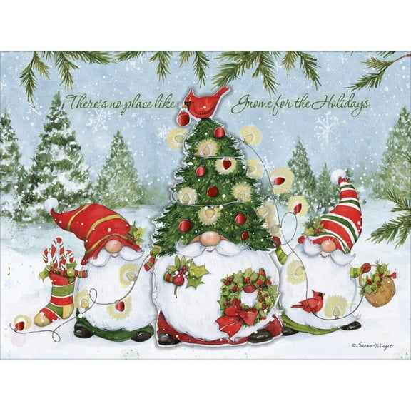 Lang Brands, LLC, Holiday Gnomes Luxe Christmas Cards