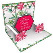 Lang Companies, Lovely Christmas 3D Pop-Up Christmas Cards 8 pack by Lori Siebert