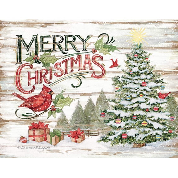 Lang Companies, Pine Forest Boxed Christmas Cards (18 pack) w/ Decorative Box by Susan Winget