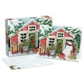 thumbnail image 1 of Lang Companies, Snowmans Farmhouse Greeting Card, 1 of 4