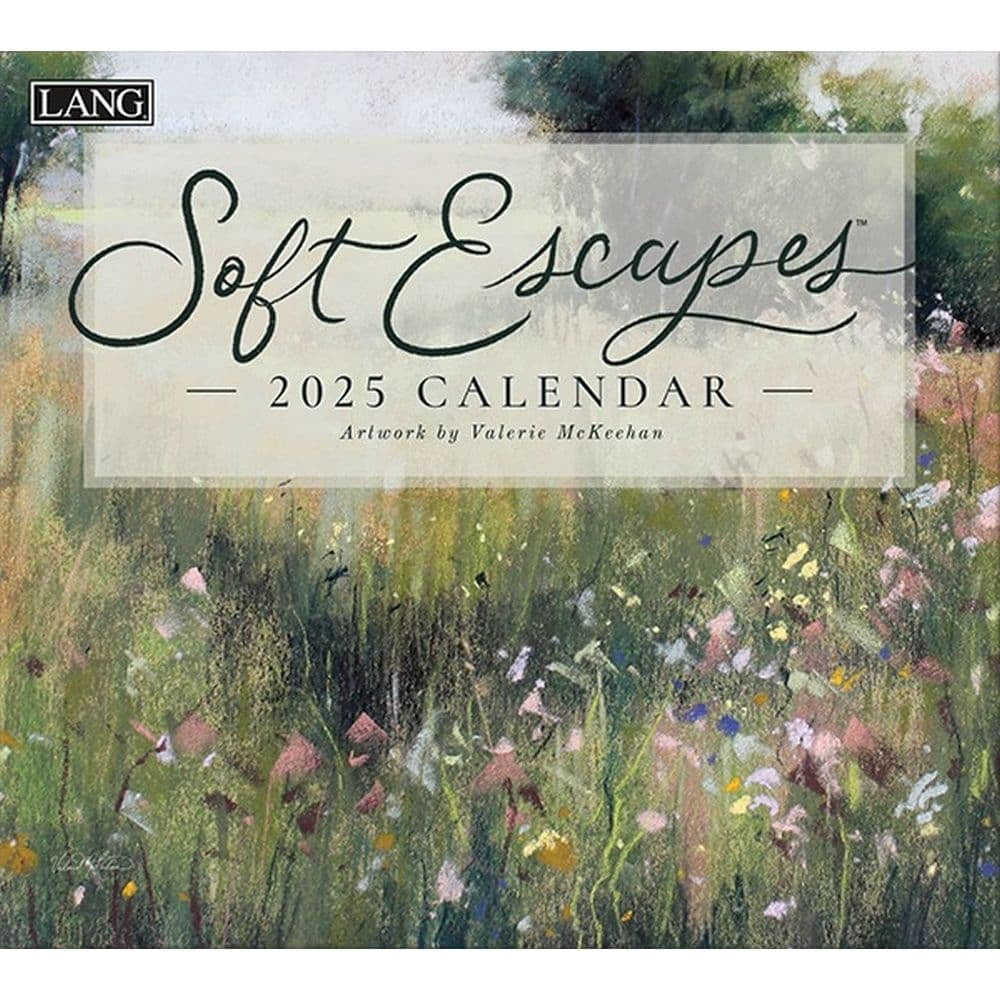 Lang Companies, Soft Escapes by Valerie McKeehan 2025 Wall Calendar