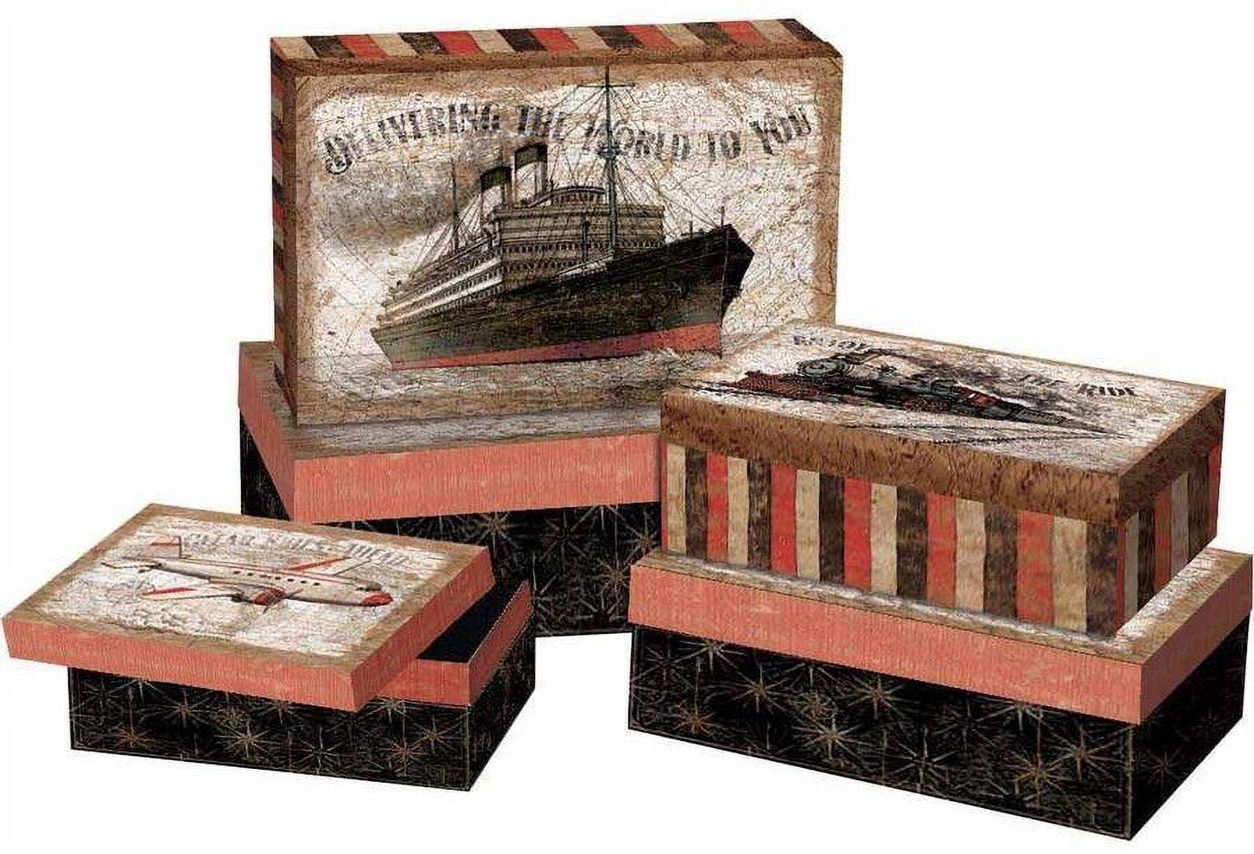 Lang Companies, Vintage Travel Decorative Boxes by Tim Coffey