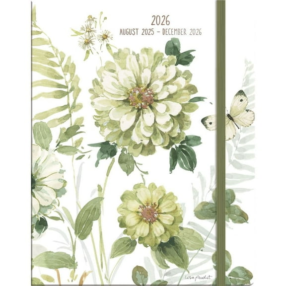 Lang Companies, Watercolor Wonder Monthly 2026 Planner, 7.5'' X 9.75'', 17-Month Calendar with Stapled Binding