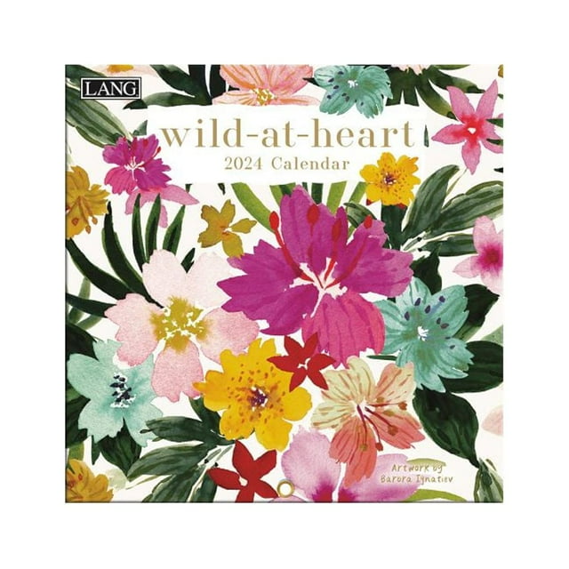 Lang Companies, Wild At Heart 2024 Mini Wall Calendar