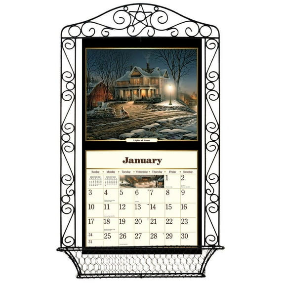 Lang Brands, LLC, Wrought Iron Calendar Frame